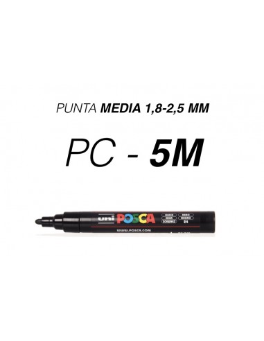 ROTULADOR POSCA PC-5M. PUNTA MEDIA 2,5 MM 