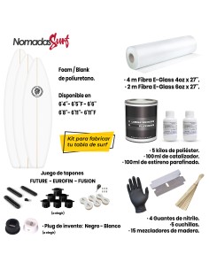 Kit Fabricación tabla hasta...