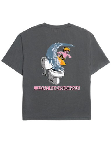 Crappy Waves Boxy Tee Vint Black