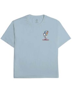 Crappy Waves Tee Blue Mist