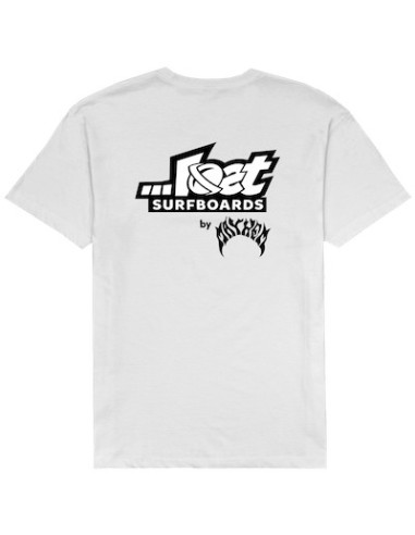 Lost Surfboards Vint Tee White