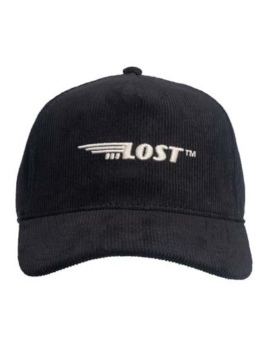 Winged Corduroy Hat Black