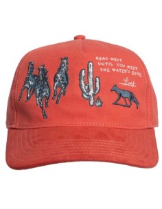 Waters Edge strapback Brick 2