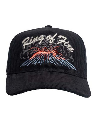 Eruption Corduroy Hat Vint.Black