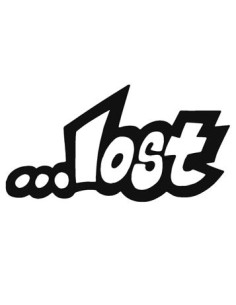 Stickers Lost Logo White