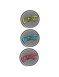Stickers Retro Lost